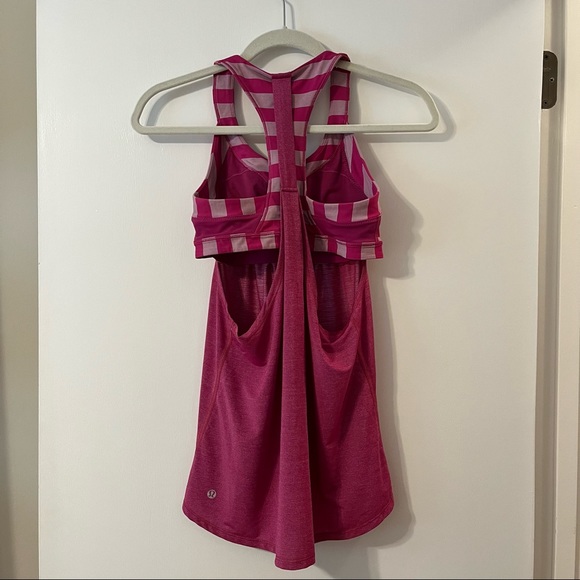 Lululemon 2-in-Run Tank - Pink - Size 6 - Picture 2 of 10